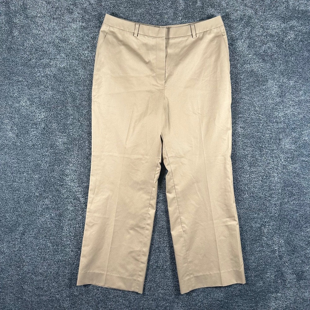 Brooks Brothers Pants Womens 10 Tan Straight Leg 346 Advantage Chino Khaki Work